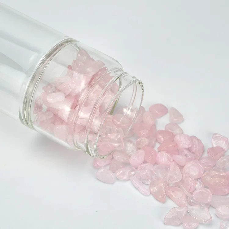 Natural Wellness Gem Healing Gemstone Infused Glass Crystal Water Bottle