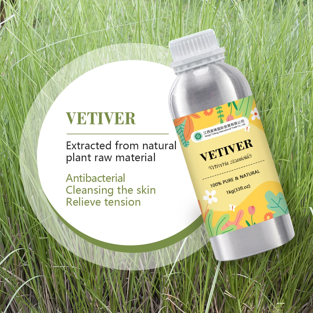 Crude Vetiver Essential Oil Organic For Perfume - 100% Pure Natural Indonesia Vetiveria zizanioides Steam Distilled | Bulk,1kg