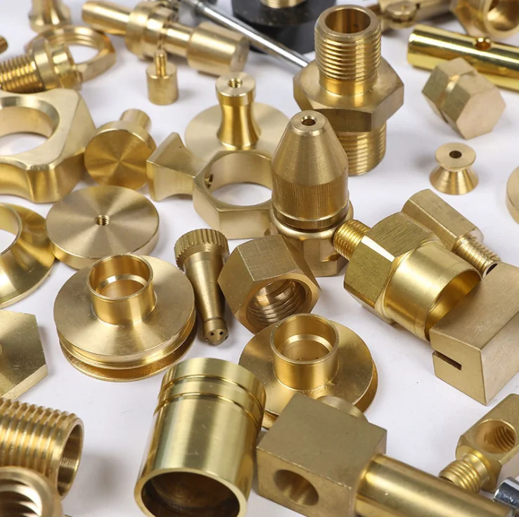 Customized  cnc machining turning calibration brass/copper car spare parts machine replacement components C3450 C2600