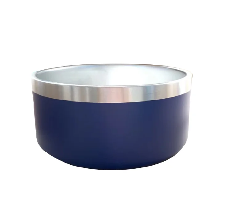 Premium No Spill Medium Small 32oz Cat Water Bowl Anti-slip Pet Feeder Stainless Steel