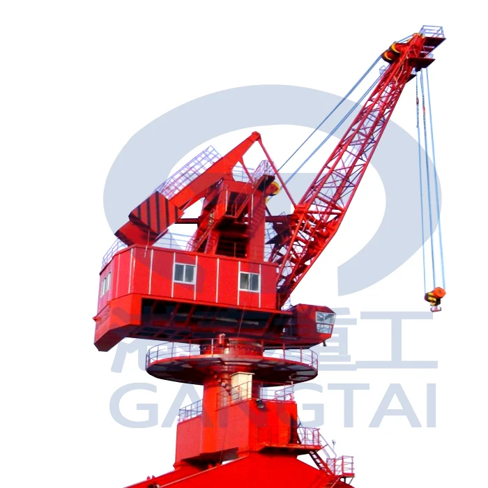 Outdoor Loading And Unloading 100 Ton Luffing Single arm Mobile Portal Crane