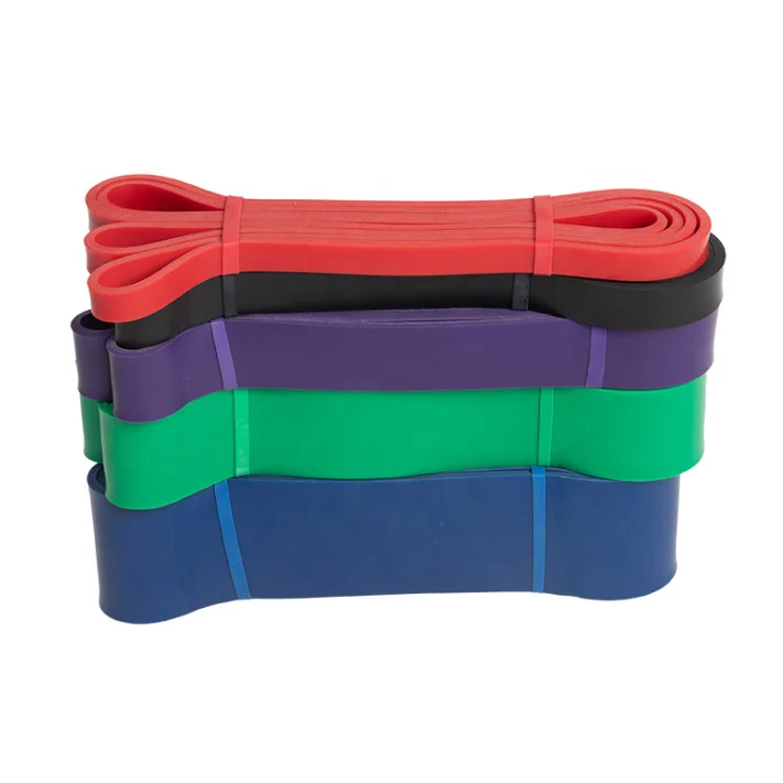 Латексные эластичные ленты для занятий спортом и фитнесом с логотипом на заказ