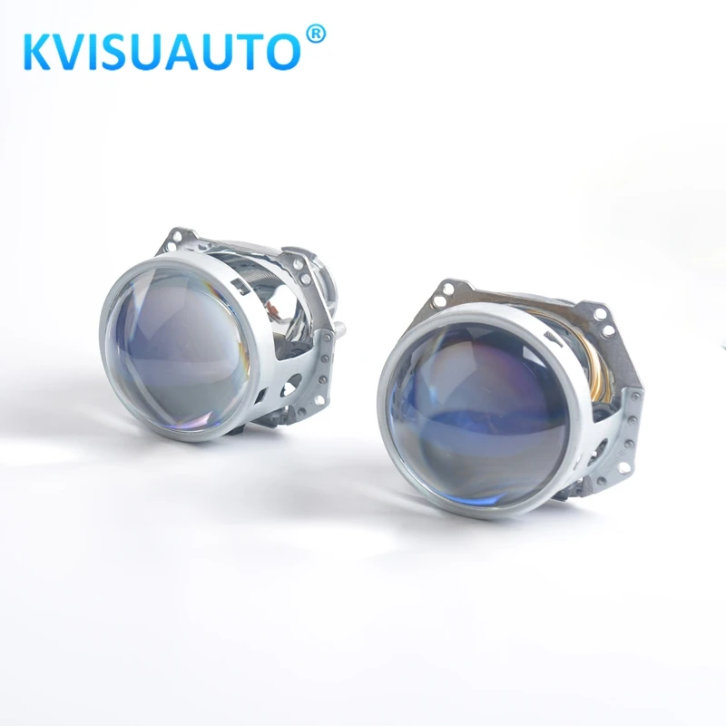 Супер яркие линзы проектора CQL Kvisuauto 35 Вт 55 3 0 дюйма биксеноновый hid проектор G5 с синей линзой