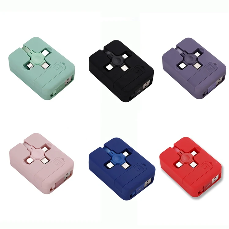 Marcaron 3-в-1 кабель для передачи данных Micro Usb с подставкой телефона универсального Android/IOS/Тип C зарядное