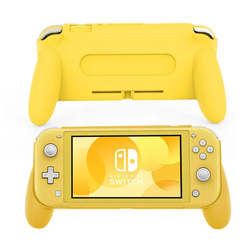 For Nintendo Switch Lite Console Cover Full Protective Back Cover Anti-slip Handle Bracket Grip Case Video Game Accessories