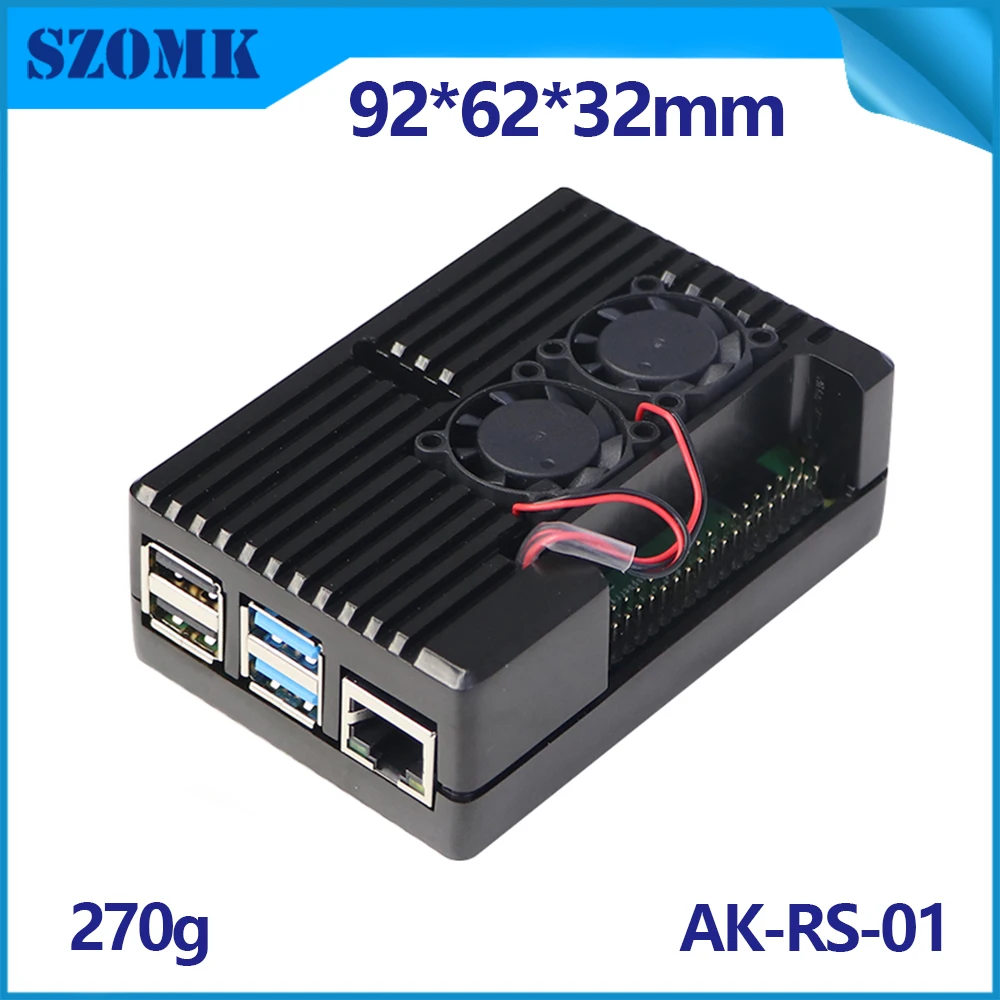  Алюминиевый пластиковый raspberry 3 4 Модель B охлаждающий pi