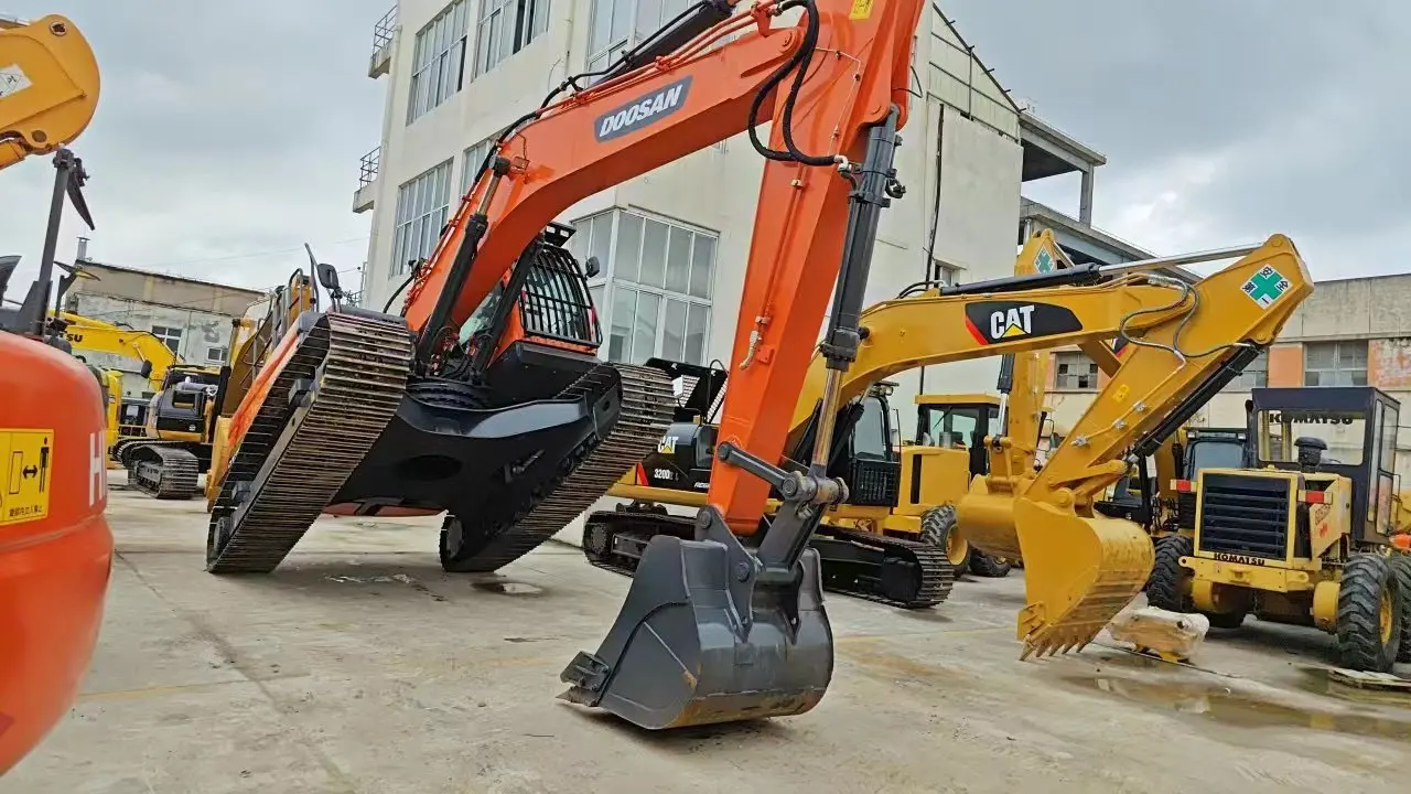 Подержанный двигатель Doosan DX300LC-9C Евро 5 EPA год 2020 большой экскаватор ферма сделано в Японии