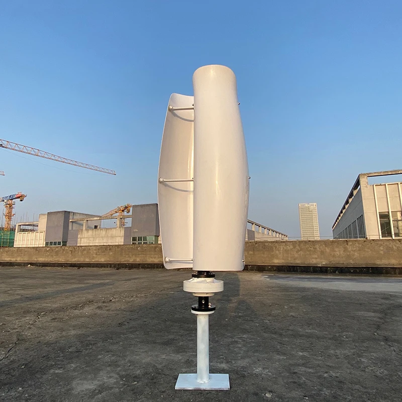 Maglev Low Speed Vertical Wind Turbine System Power Plant 3000W Tulip Type Wind Turbine