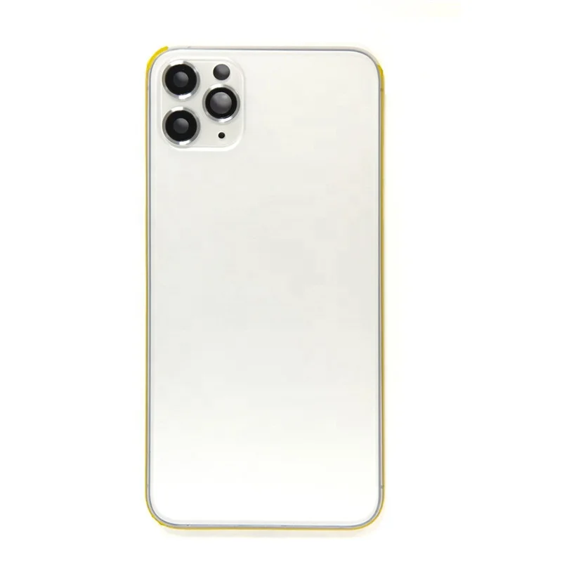 Задняя крышка батарейного отсека для мобильного телефона iphone 11/11 Pro/11 Pro Max корпус XI полностью средняя рамка в сборе пользовательская деталь с
