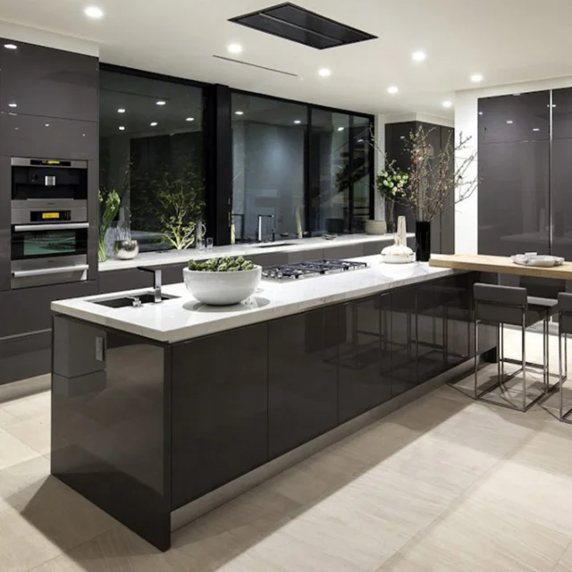 
Stainless Steel modern household/commercial kitchen cabinet YK-98117 