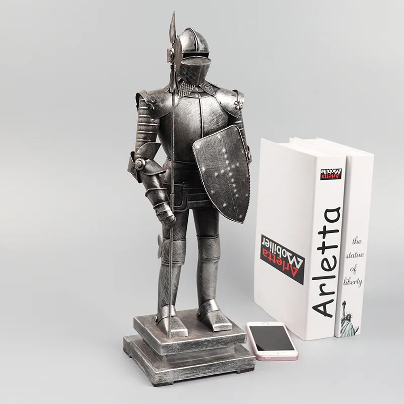 H 40cm antique medieval armor medieval knight armour model