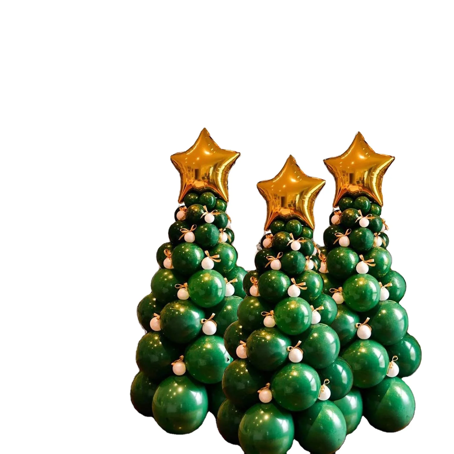 
 Лидер продаж на Amazon, рождественские зеленые воздушные шары, наборы для рождественской елки с лесом, прямые продажи от производителя  