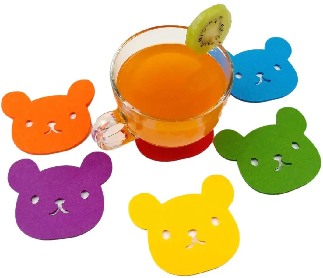 top  sells 2024 best seller felt coaster 100% wool felt drinks absorbent  coasters