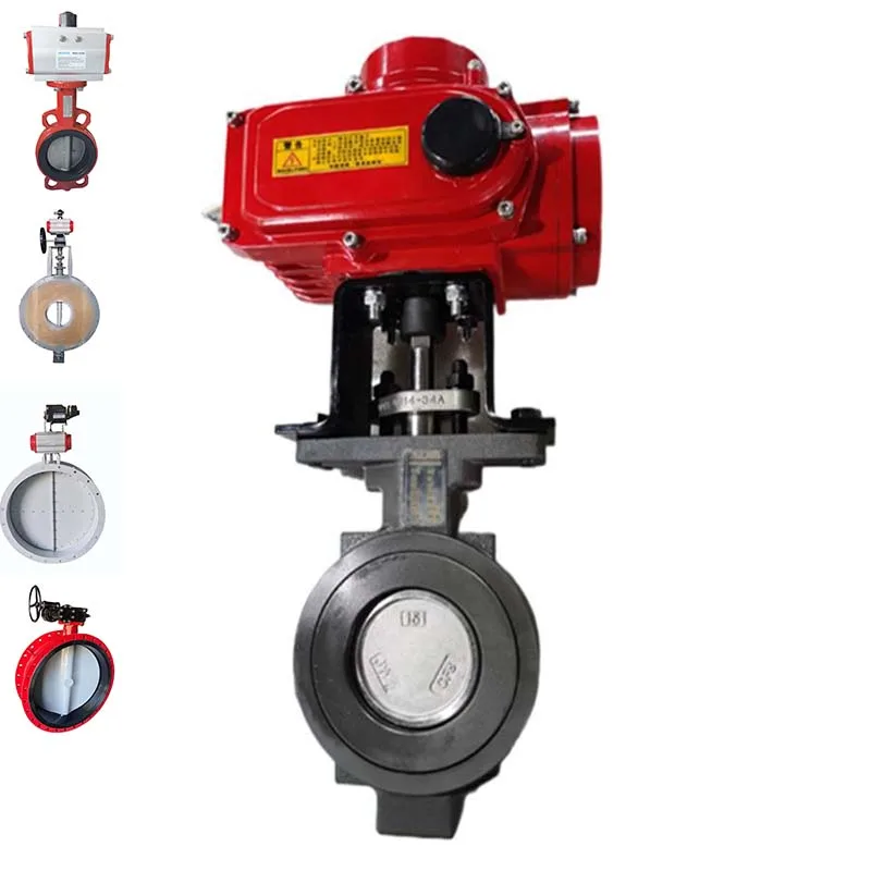 Valve Manufacturer Electric Regulating Type Lug Type Motor Operated Butterfly Valve