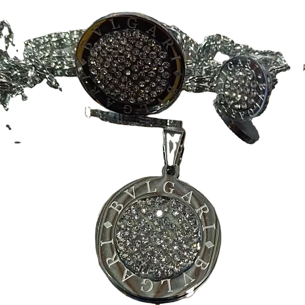 18k золото комплект ювелирных изделий для девушек и детей с нержавеющей сталью-пуссеты