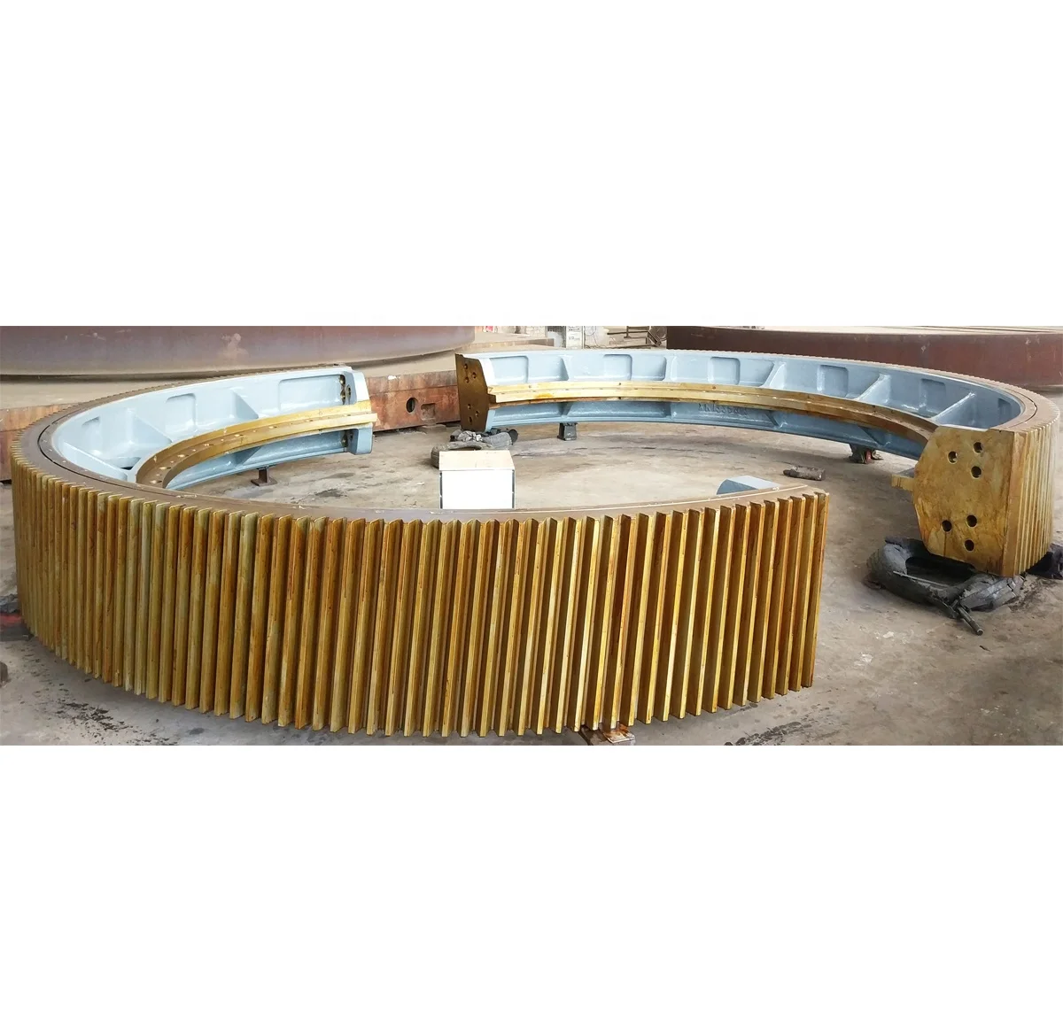 ЧПУ фрезерная обработка литейная стальная Цементная Мельница двойная спиральная индивидуальная Лучшая Продажа кольцевая Первичная передача под заказ