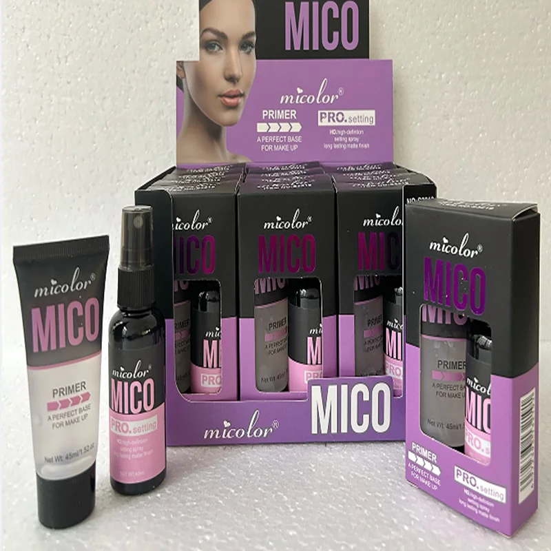 Micolor two-in-one transparent moisturizing moisturizing light sensitive make-up before long-lasting make-up spray