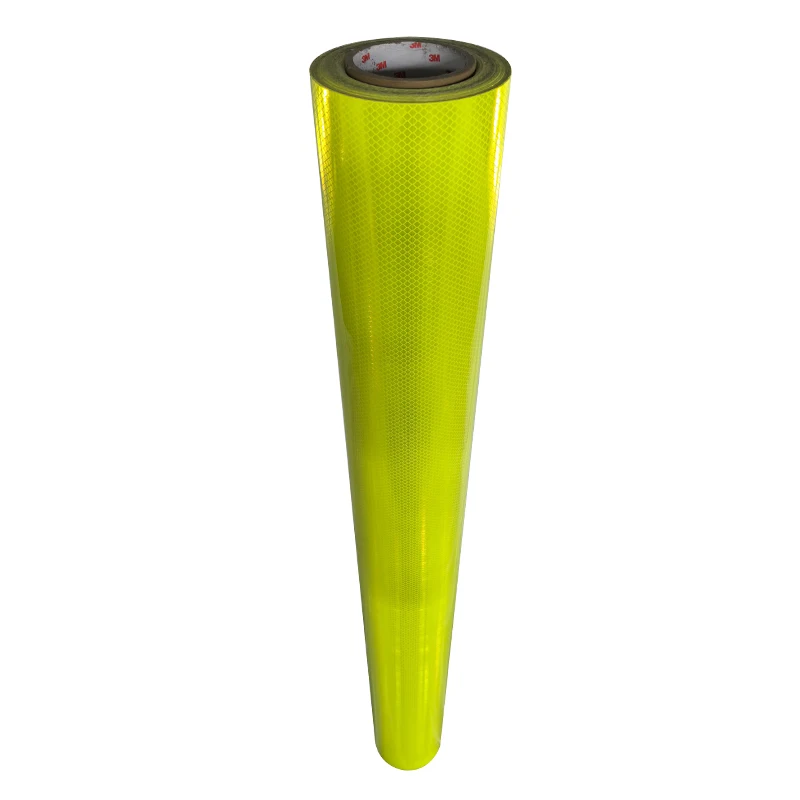 4090 3M High Intensify Colorful Thin Car Motorcycle Bicycle Adhesive Reflective Pvc Diamond Grade Film Reflective Tape Sticker