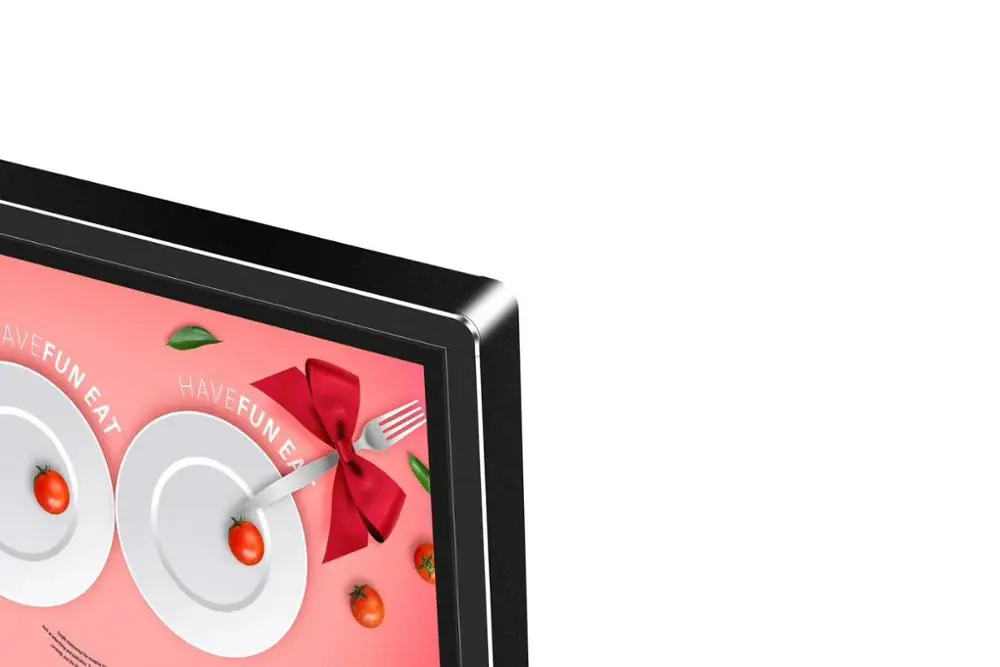 Small size 21.5 inch wall mount LCD touch android tablet digital signage