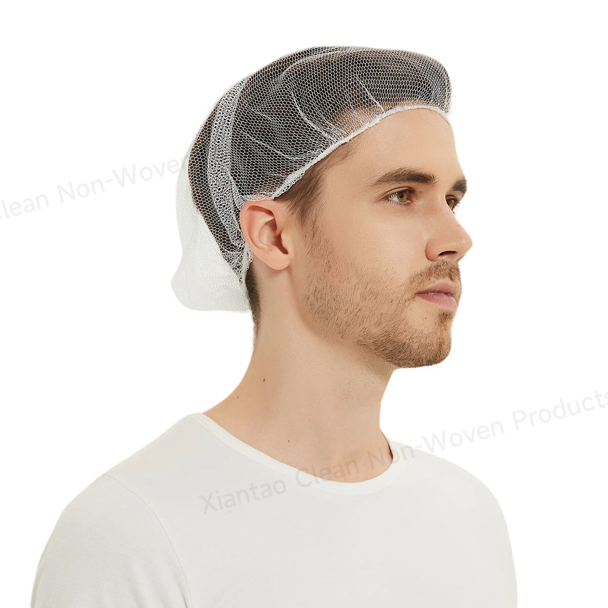 Nurse Round Cap Disposable Factory PP Non Woven Cover Protection mesh hairnet caps nylon medical consumables head cover cap