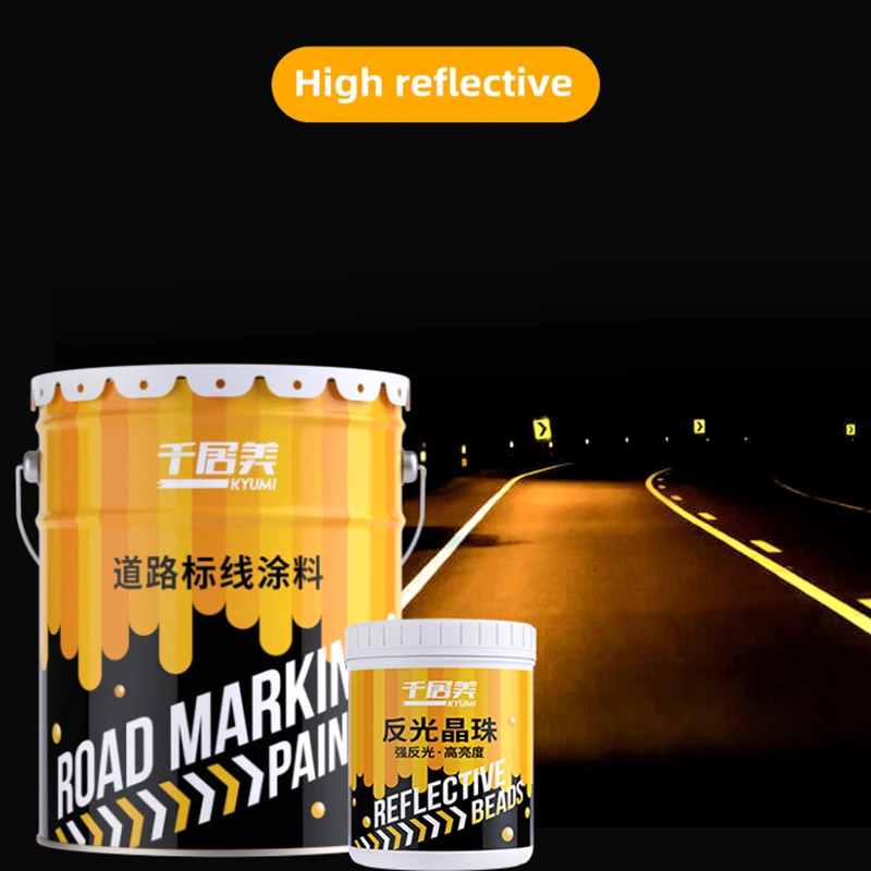 Wholesale white liquid paint mark glow in dark road paint