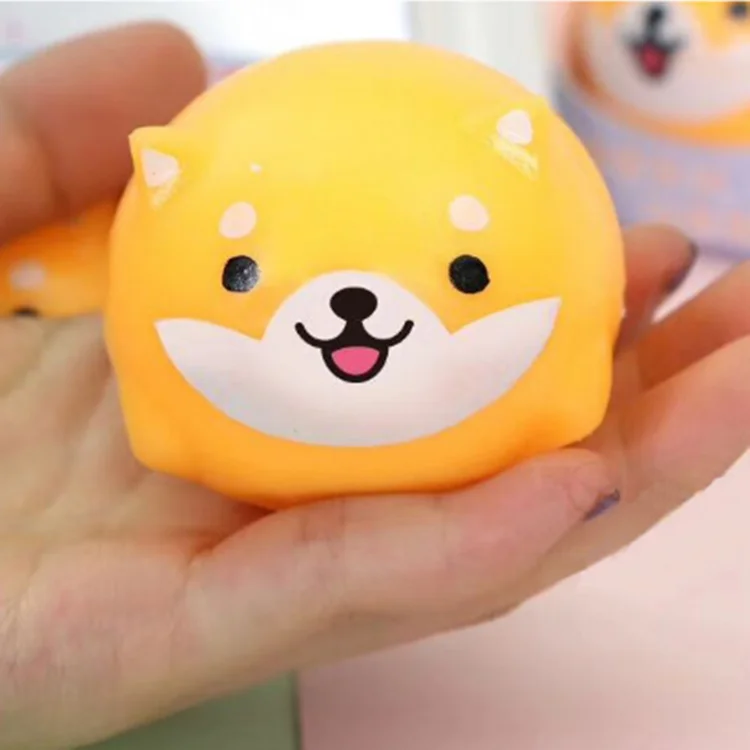  Лидер продаж Мягкая Милая сжимаемая игрушка в форме собаки Шиба-ину из термопластичной резины игрушки для снятия стресса набор сенсорных игрушек