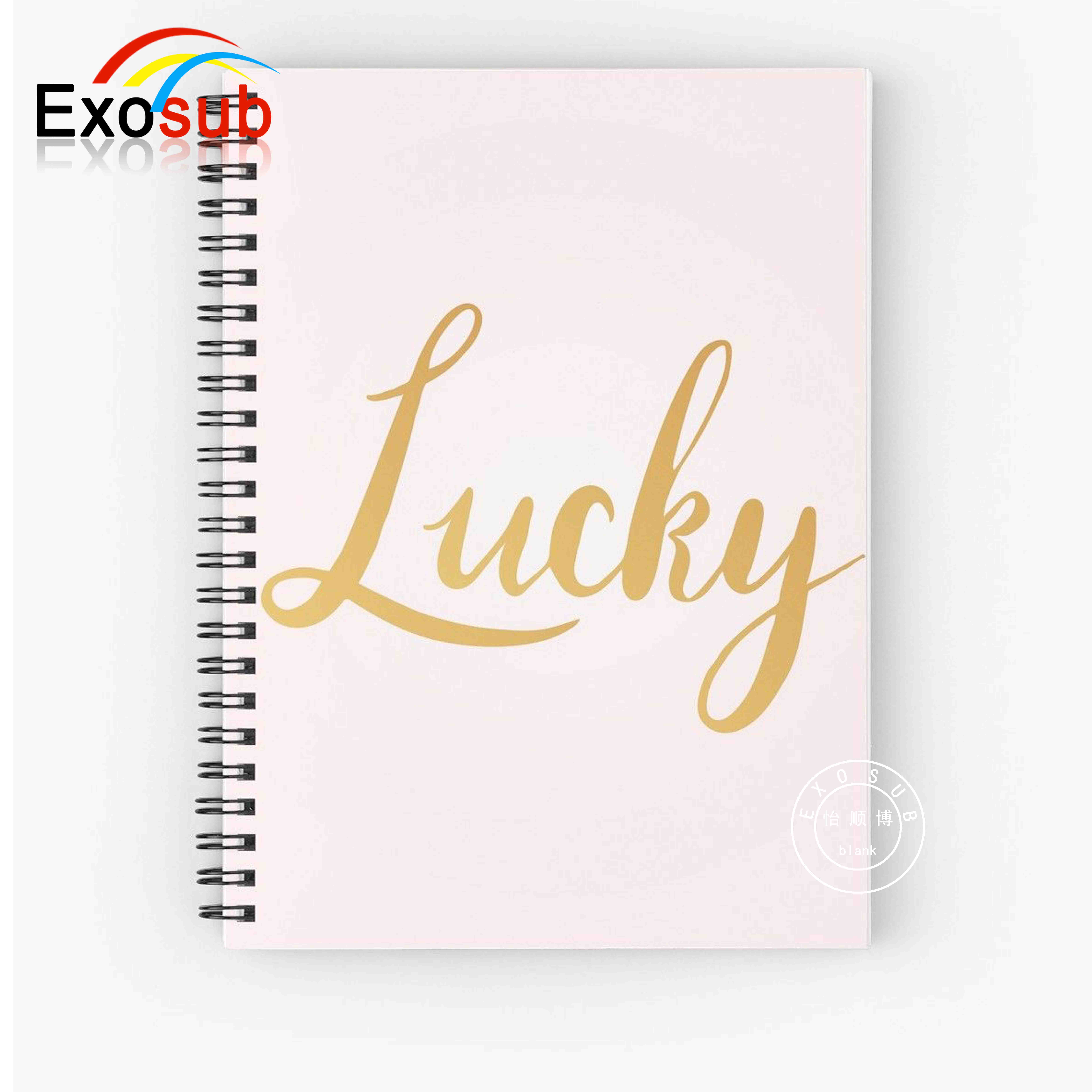 Dye sublimation blank heat transfer 8x11inches spiral planner