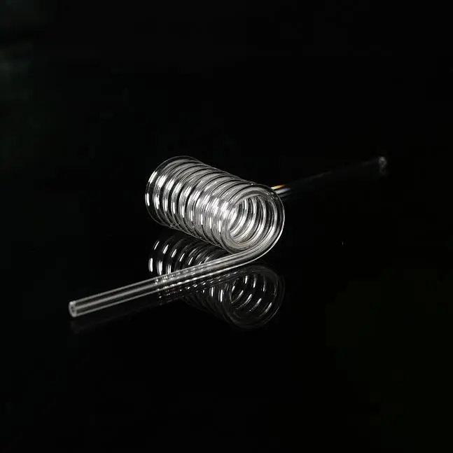 Clear Fused Quartz borosilicate Glass Tube