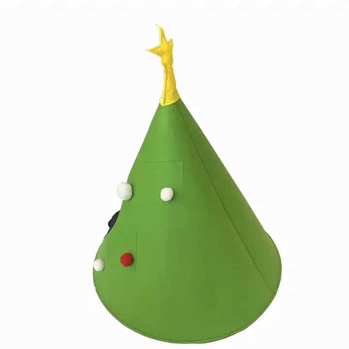 Pet supplies felt 100% RPET Fabric felt cat bed Felt Christmas Tree Cats Cave Bed Pet Kitten Cat Indoor Cozy Felt Tent House