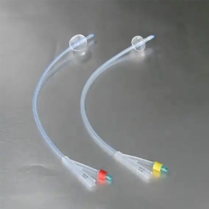 Different Size Medical Grade Disposable Sterile Silicon Foley Balloon Urinary Catheter