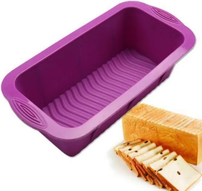 Home and kitchen TKACustomized Rectangular silicone toast mold sushi maker soap molds Toast Box