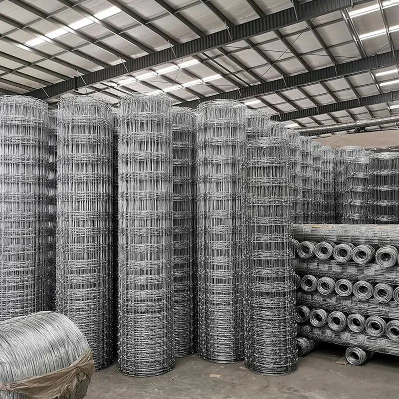 Hot-Dip Galvanized Grassland Fence Farm Field Animal Cattle Sheep Goat Deer Fence