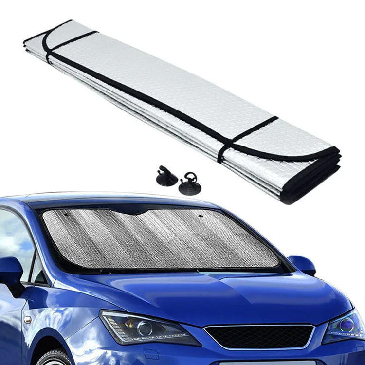 Wholesale Foldable car parasol front window Sun Shade Portable Car Protection Windshield car sun shade