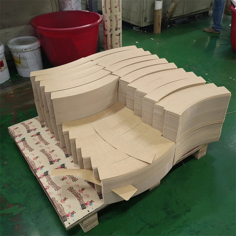 Листы из крафт-бумаги пищевое сырье 170gsm изготовленный на заказ бумажный стаканчик веер для Изготовления Бумажных чаш kait bardak hammadde fiyat
