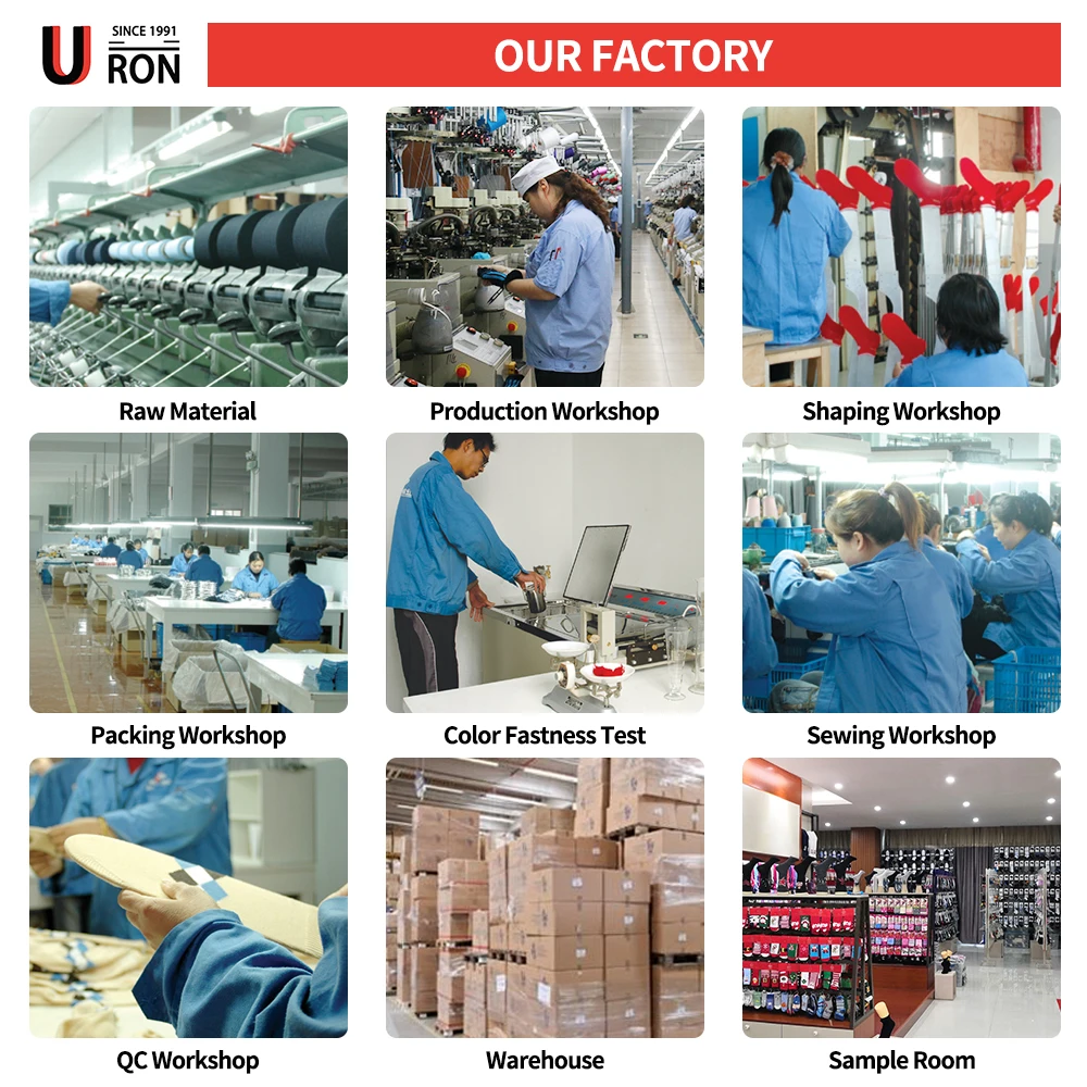 uron custom blue color matching tube fashion socks