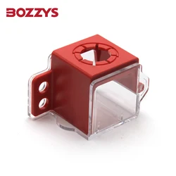 Electrical e-stop Push Button and Selector Switch Lockout Devices Removable Cover in place