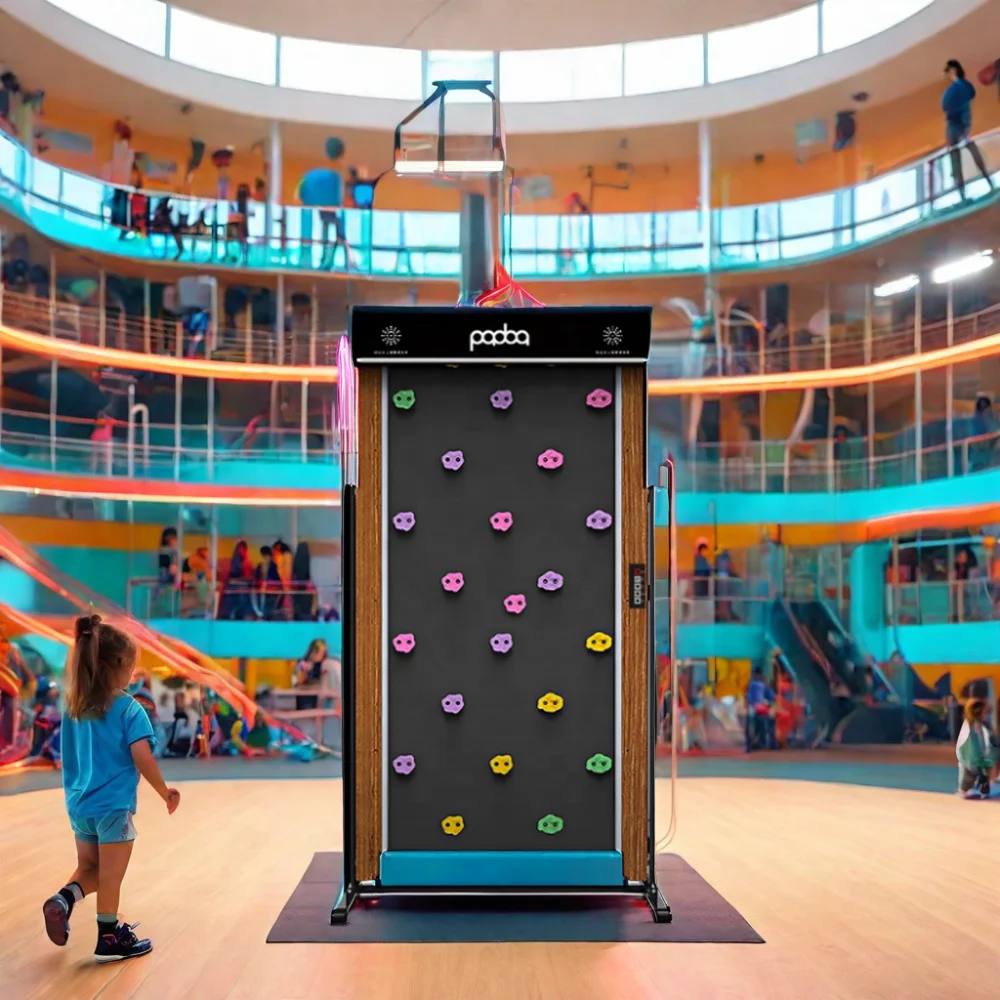 Gym fitness products indoor rock climbing wall automatic electric boulder wall motorized endless climbing wall