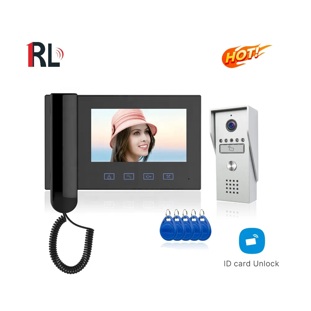 Smart waterproof hot selling video doorbell camera wired doorbell high quality video intercom video door phone