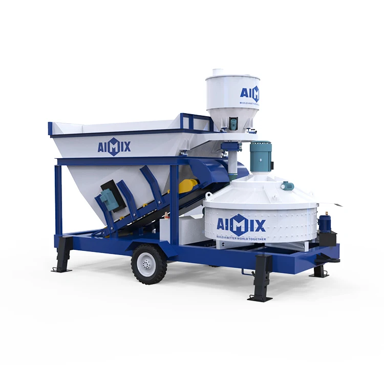 25m3 mobile concrete batching plant price in Rrussia