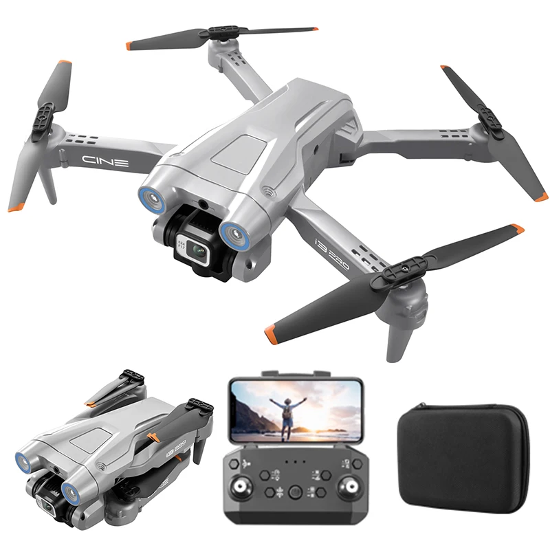 I3 Pro RC Mini Drone 18 Minut Long Battery Life Optical Flow Positioning Obstacle Avoidance ESC 4K HD Dual Camera Drone