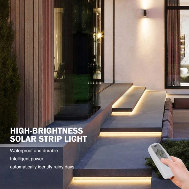 New Style Smart Rope Tape Ip65 Outdoor Waterproof Design Durable 15m 20m 25m 30m 40m 50m 100m Solar Led Strip Lamp