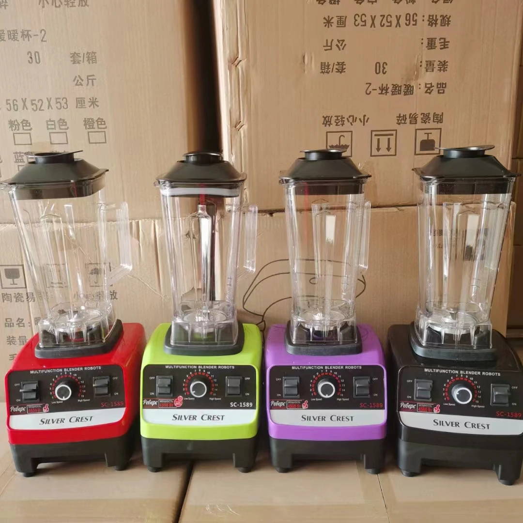 BPA free professionnel 2 in 1 mixer machines silver crest juicer heavy duty blinder machine