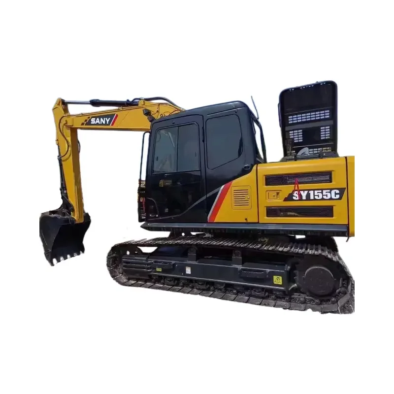 Efficient Heavy Construction Equipment used excavator 155c for sany