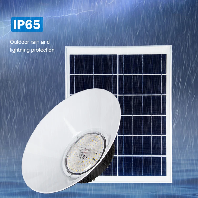 HUAPAI Hop Sale Polysilicon Solar Panels Commercial Industrial Lighting 100W 200W High Bay Led Light