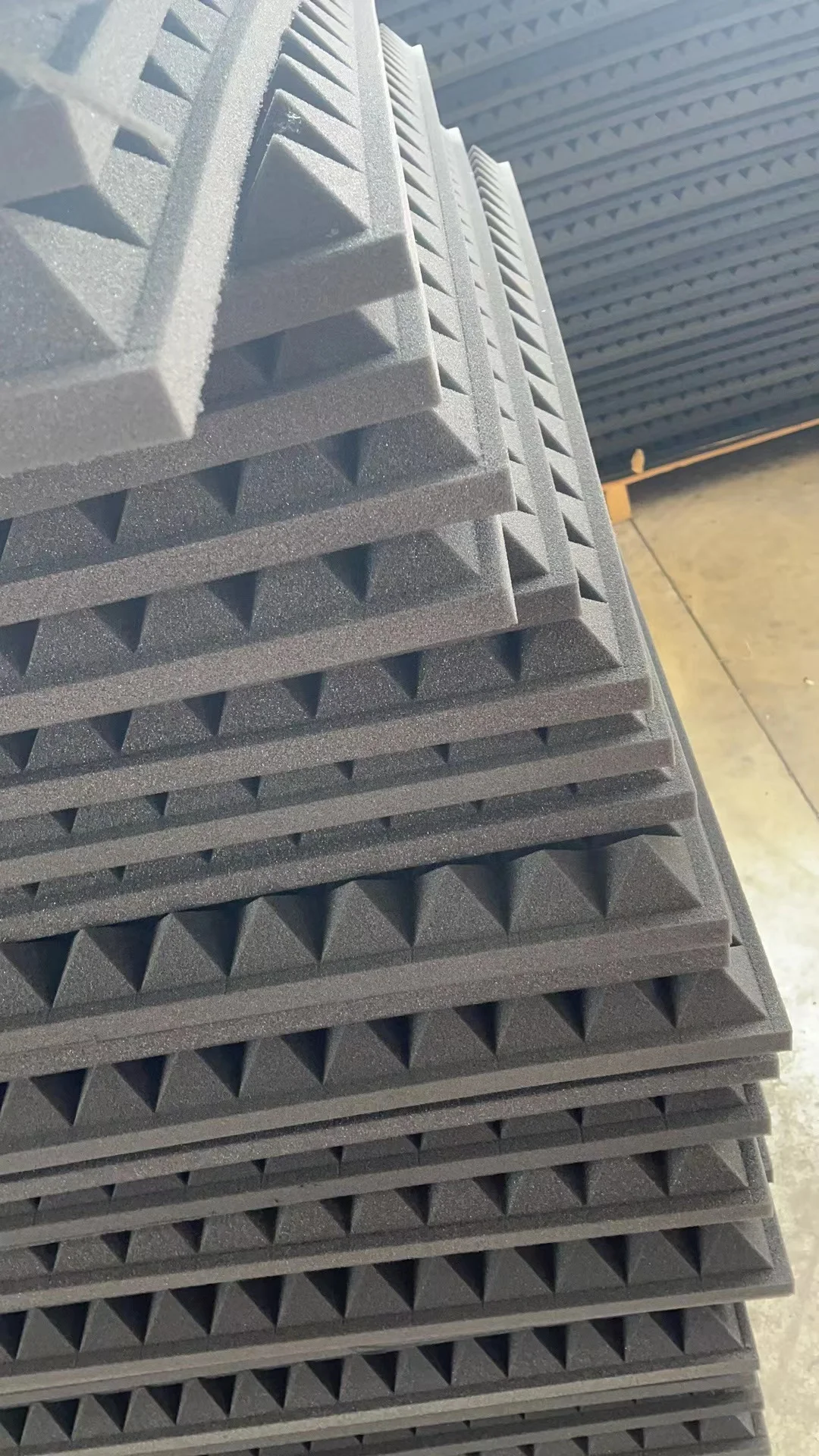 Wholesale sound insulation  Egg Shape Sponge Noise Reduction Board Acoustic Soundproof Material Foam soundproof panel