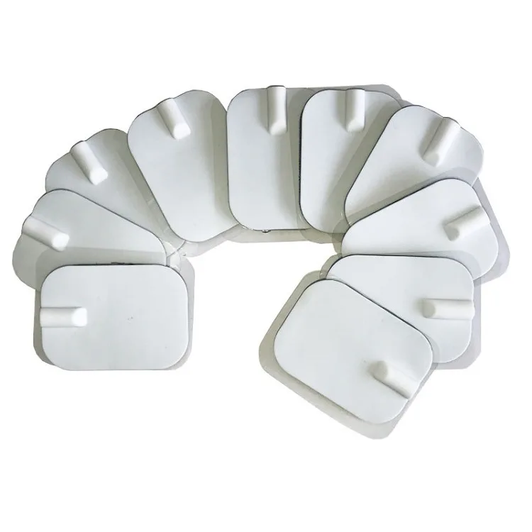 2.0mm Tens reusable adhesive pad for electrode tens devices rubber 4.5*6cm silicone electrodes pad