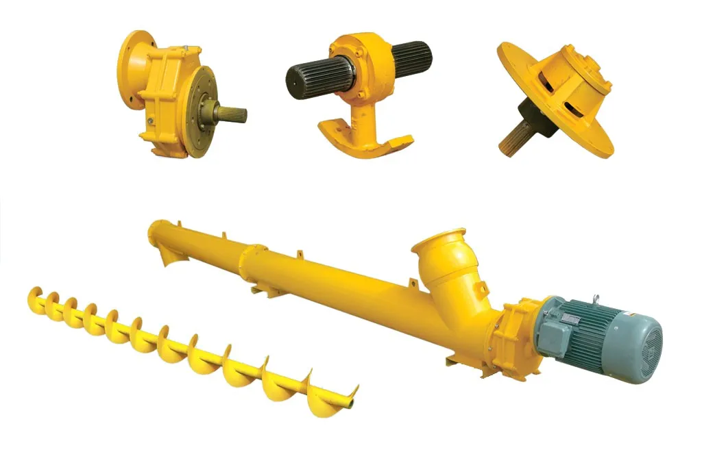 12M Spiral machine Screw Conveyor and Feeder system for fly-ash, filler dust, silica fume, cement,dry plasters, sand