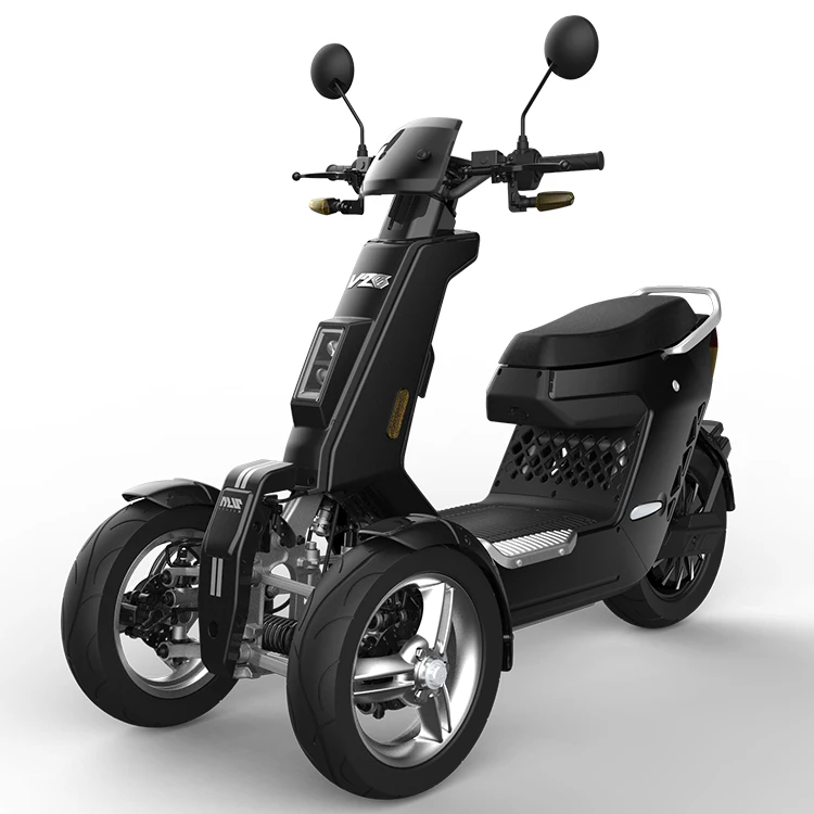 V28 Motorized Tricycle Electric Scooter 3 Wheels for Adult Electric Tricycle 45km/h Motorcycle