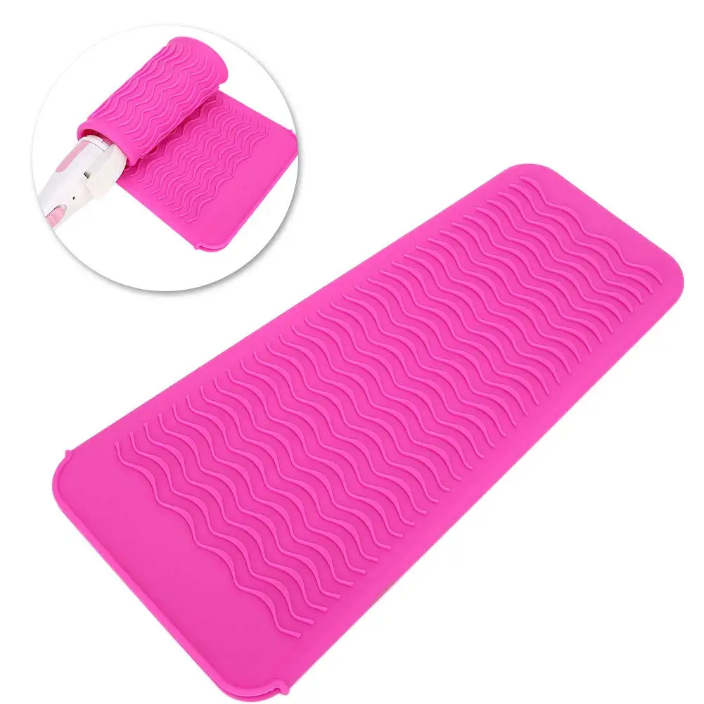 Hair Styling Tools Curling Iron Sleeve Travel Case Heat Resistant For Hair Straightener Silicone Mat Pouch Cover Silicone Pad