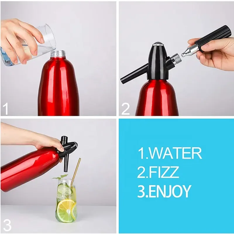 Factory Supplier Soda Maker Mashing Portable Soda Drink Maker Home Use Soda Siphon